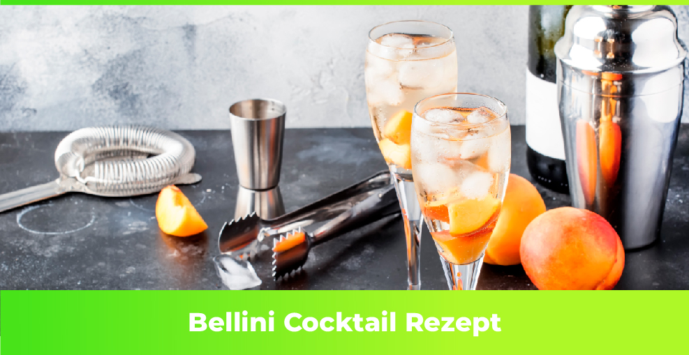 Bellini Cocktail Rezept Titelbild
