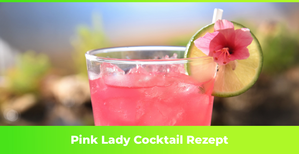 Pink Lady Cocktail Rezept Titelbild